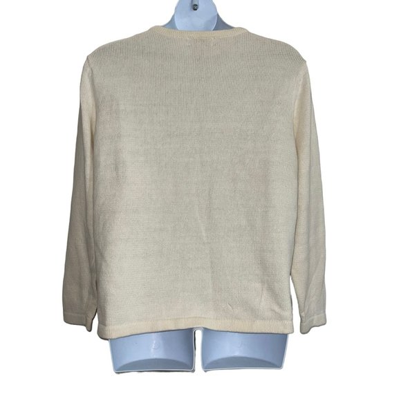 Vintage Bechamel Plus Size Cardigan Sweater Womens 2X Angels Bells Christmas - Picture 8 of 11